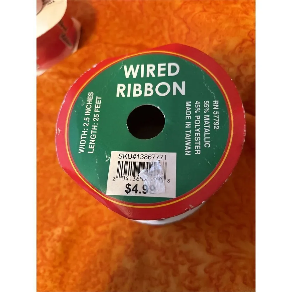 Huge Lot Of Ribbon-Lace~Satin~ Kringle~Wired~Velvet New/Used‎ 100+ Feet